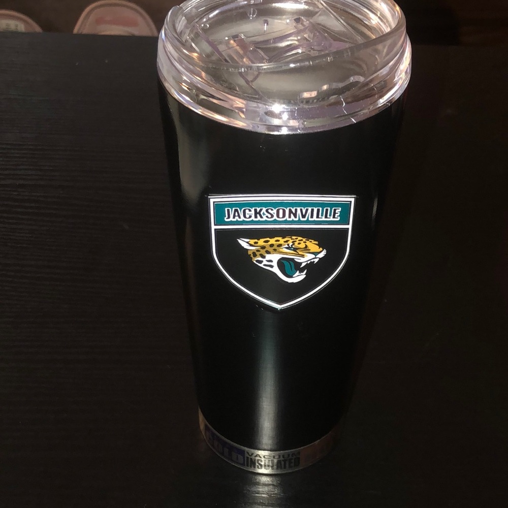 Jacksonville Jaguars coffee cup.